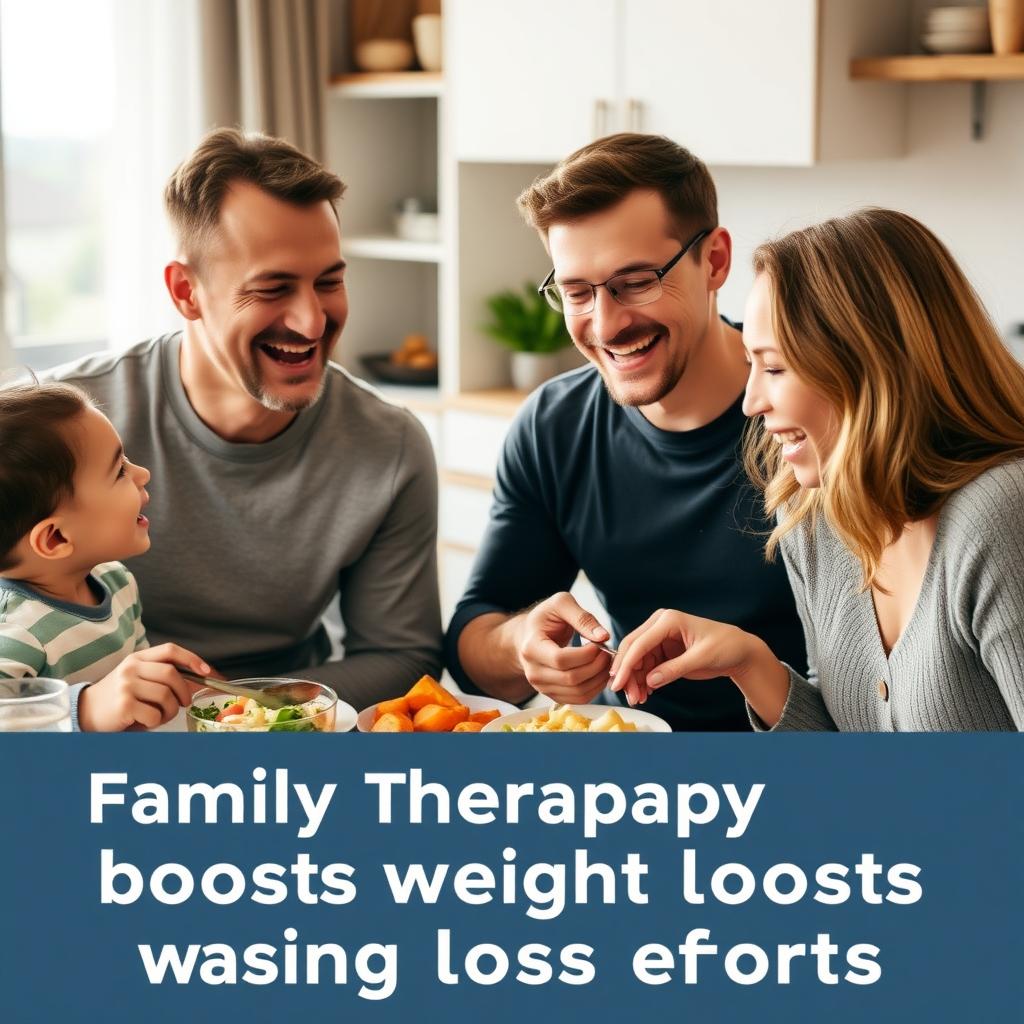 A family enjoying a healthy meal together