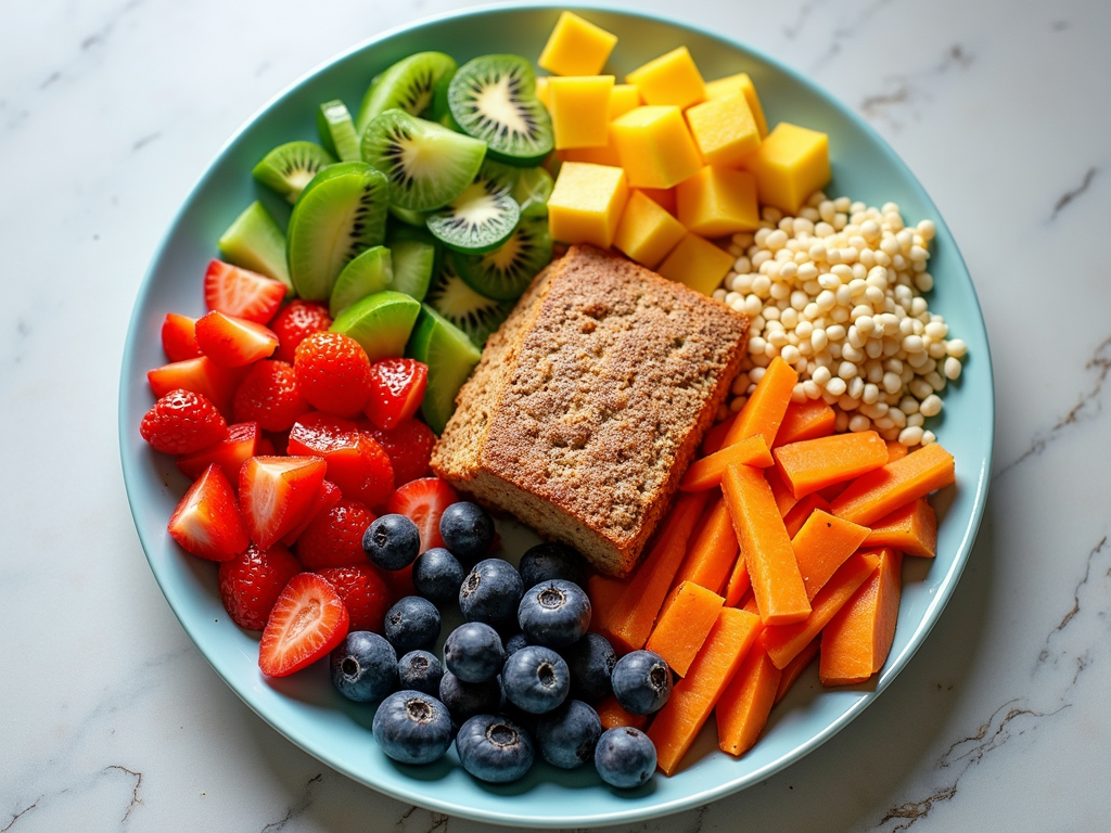A balanced meal showcasing nutrition basics for wellness.