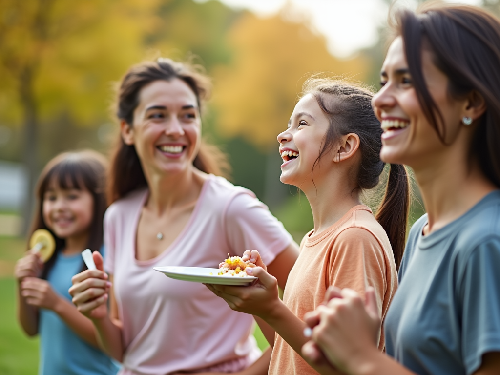 A family promoting healthy behaviors