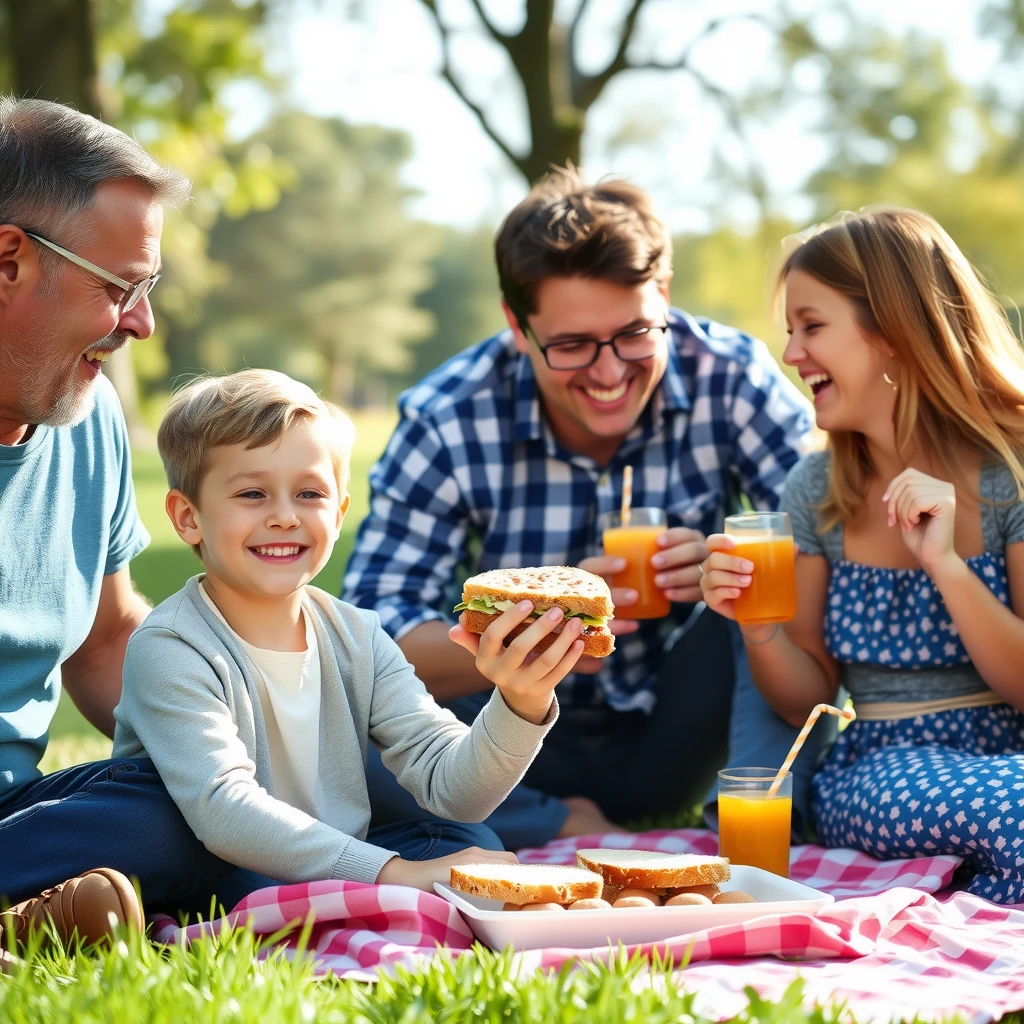 Family picnic after successful OIT desensitization