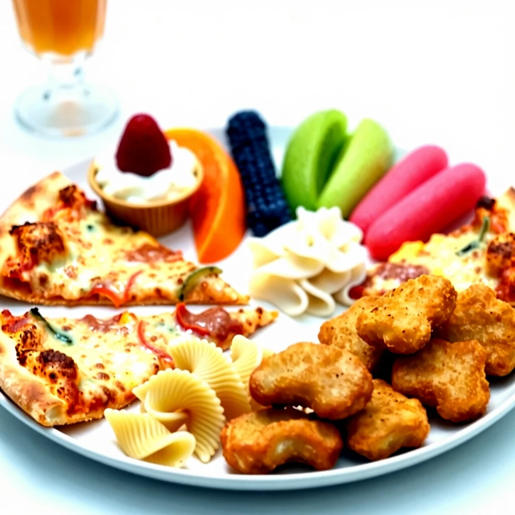 Variety of delicious gluten-free kid-friendly foods