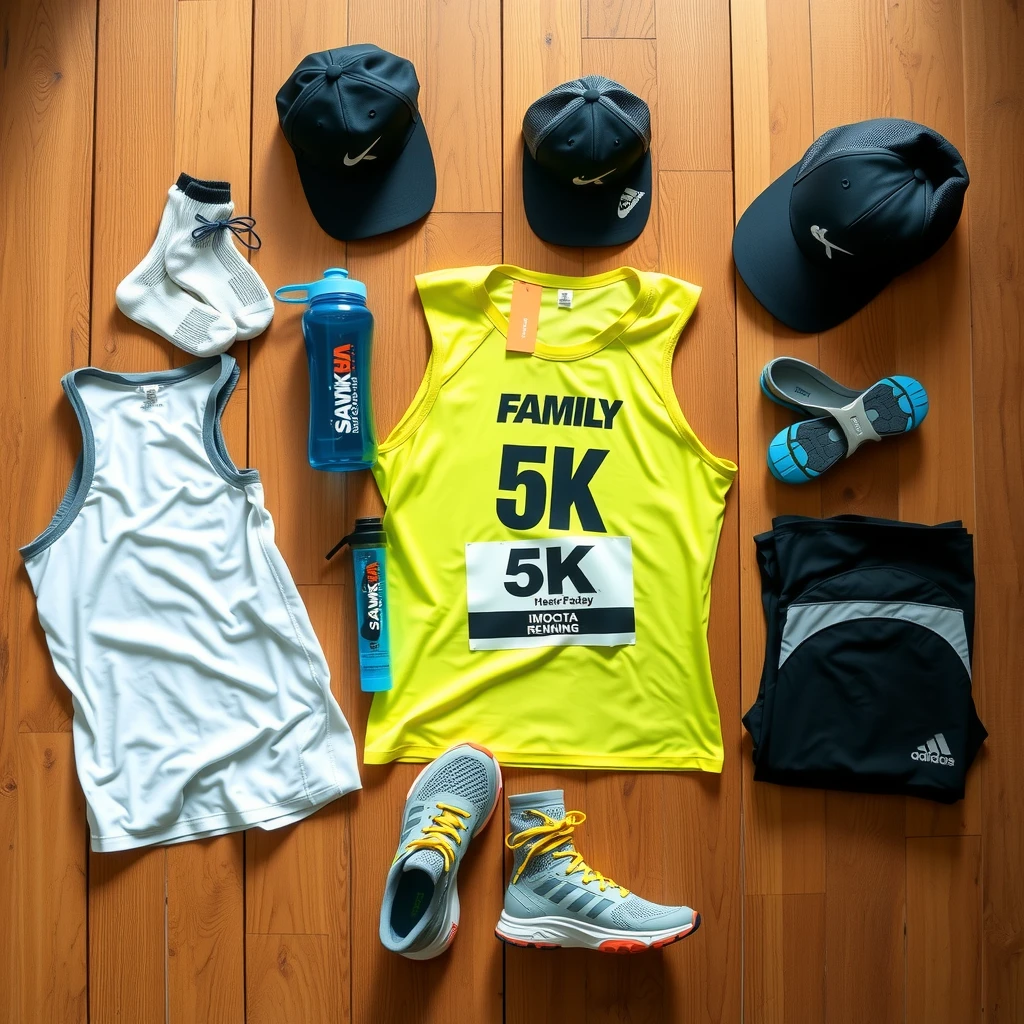 Essential gear for a 5K family run