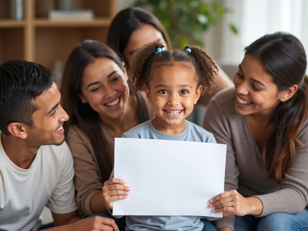 A family celebrates a child's progress, highlighting the positive impact of collaborative therapy.