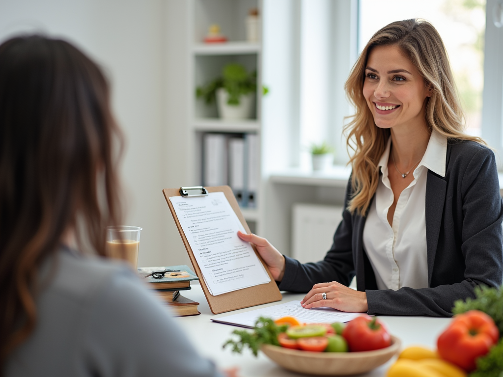 Dietitian discussing dietary management for Chronic FPIES