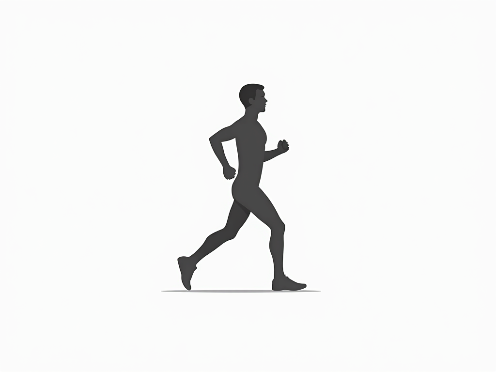 Runner with good form