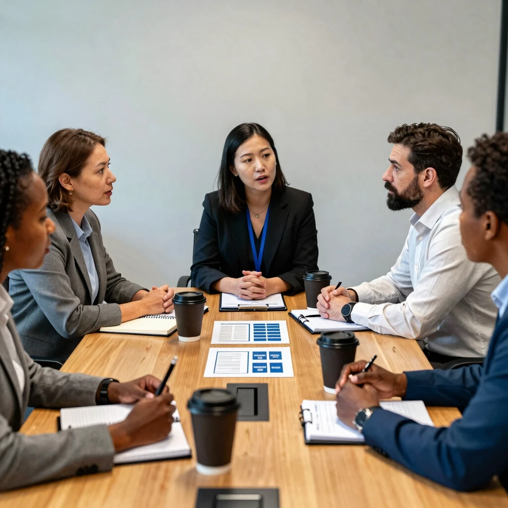 Professionals debating ethical issues in therapy practices