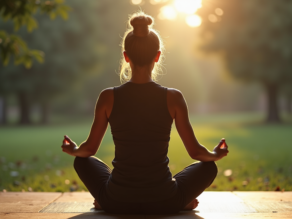 Reflective Tai Chi practitioner