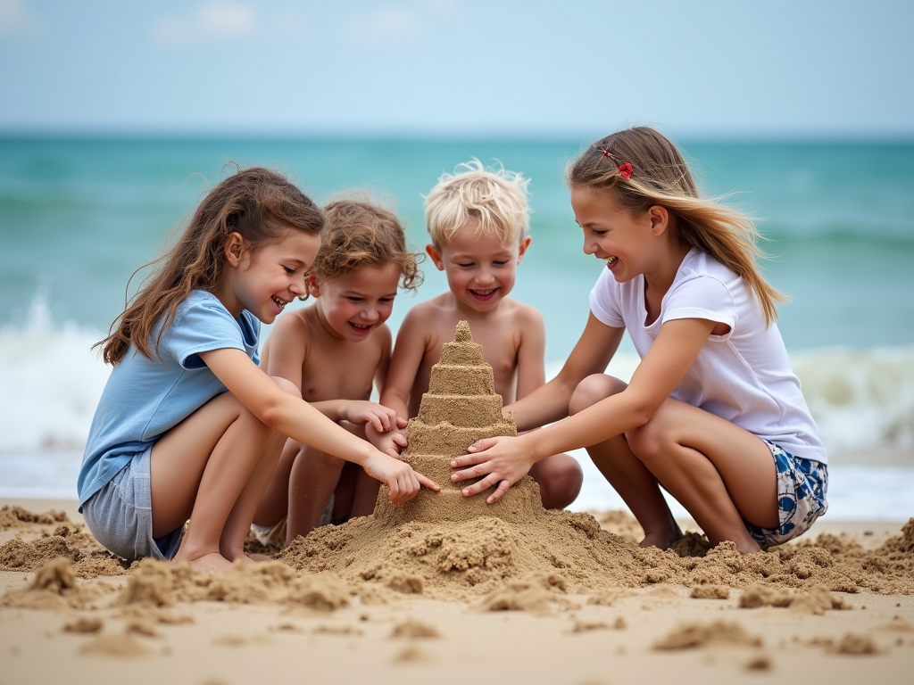 Family beach day.