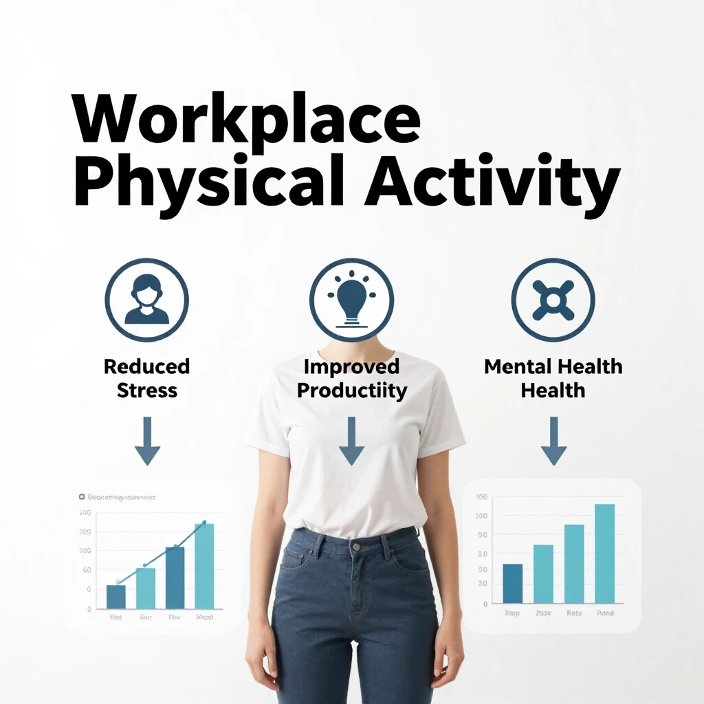 Infographic on benefits of workplace physical activity