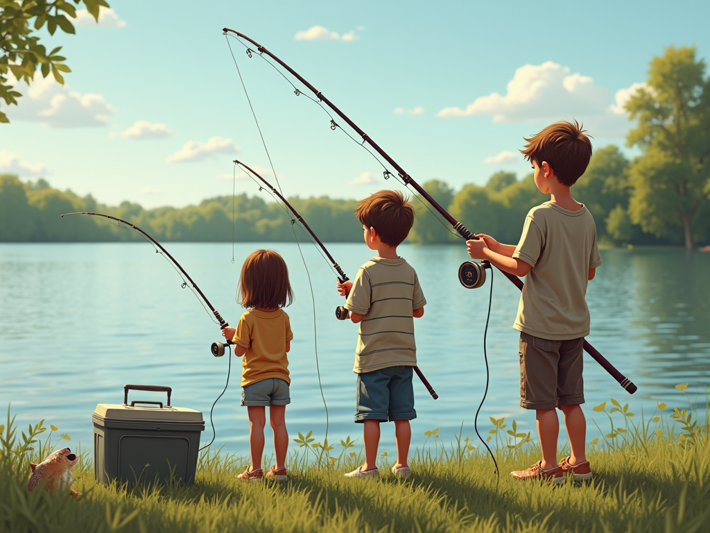 Family fishing trip.
