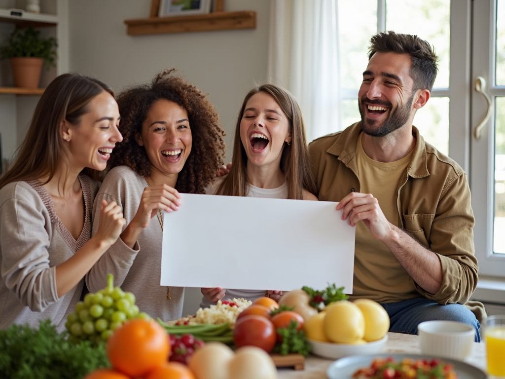 Family celebrating wellness milestone