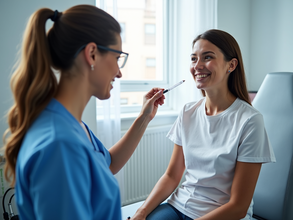 Patient receiving allergen immunotherapy treatment