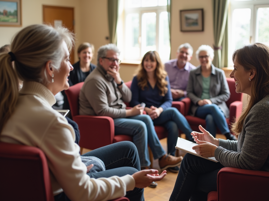 Support group meeting for FPIES patients and families