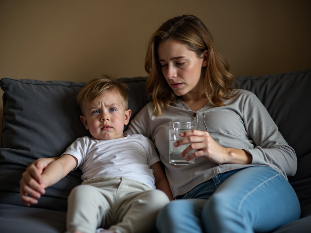 A child showing FPIES symptoms
