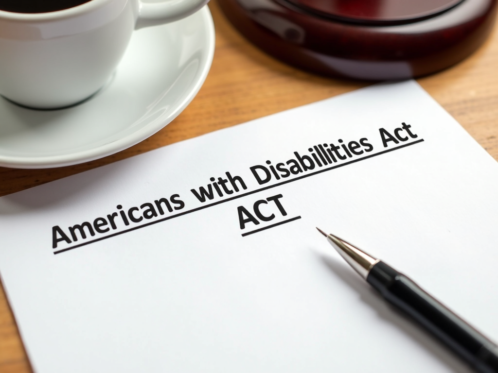 ADA document representing legal rights