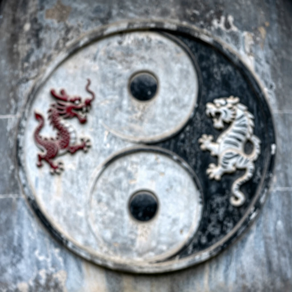 Traditional Yin-Yang symbol representing balance in Taoist philosophy