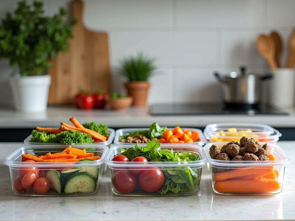 Meal prep for a chronic fatigue meal plan.