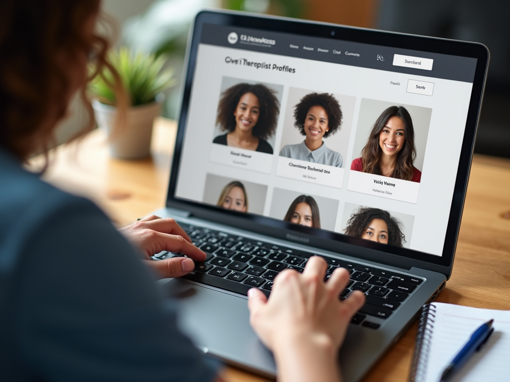 Searching for a family therapist online