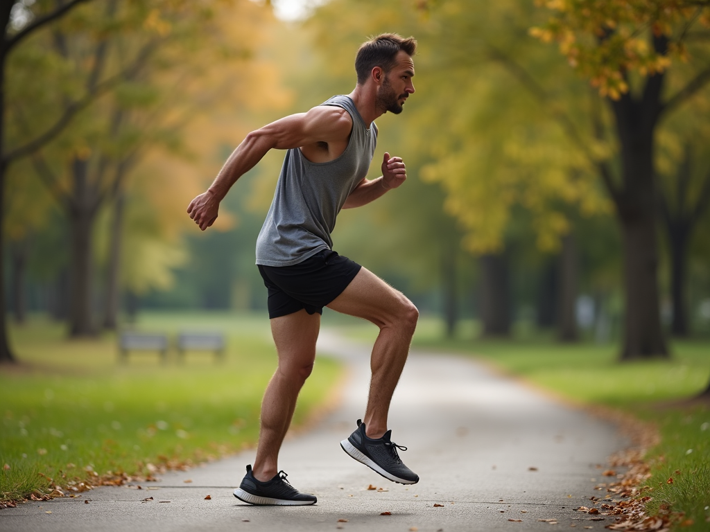 Runner stretching to prevent injury