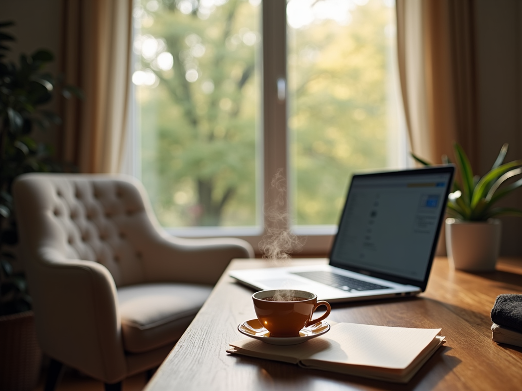 Calm home office for fatigue management