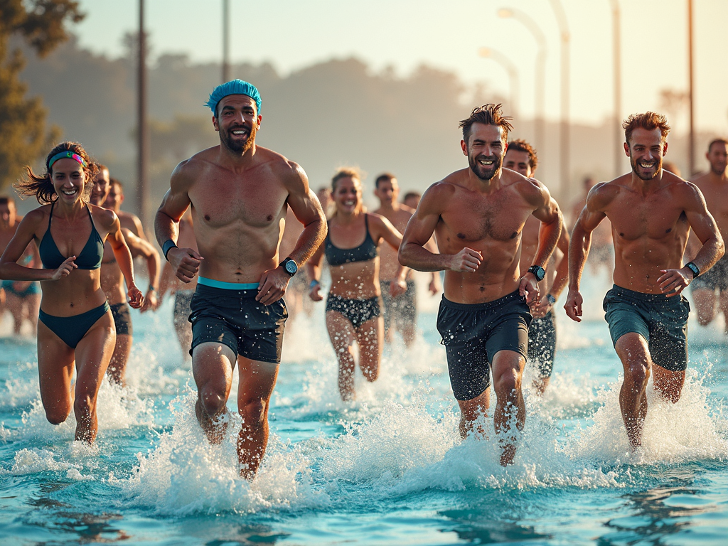 People enjoying various cardio workouts