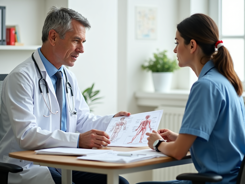 Doctor explaining Chronic FPIES to patient