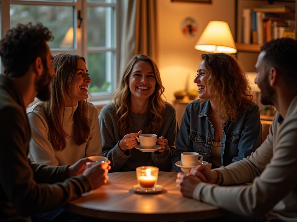 A support group meeting.