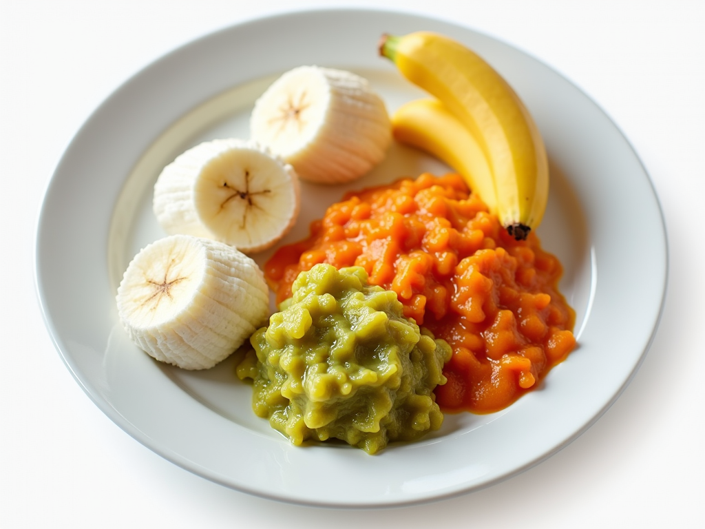 Plate of FPIES-friendly foods