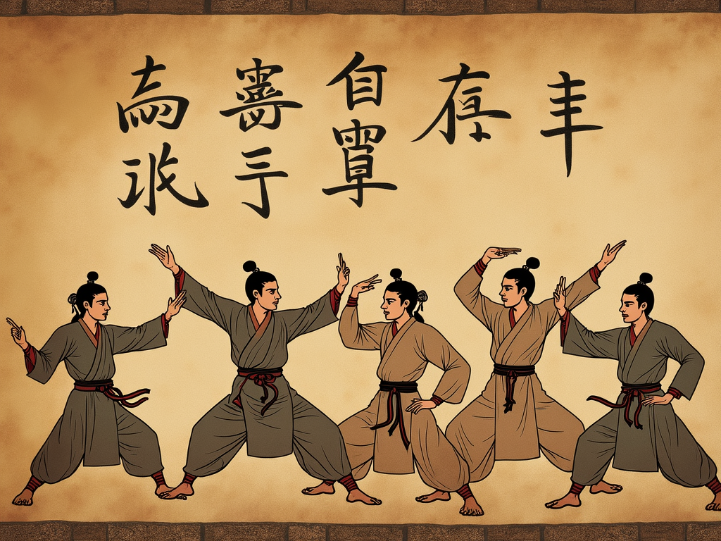 Ancient Tai Chi scroll