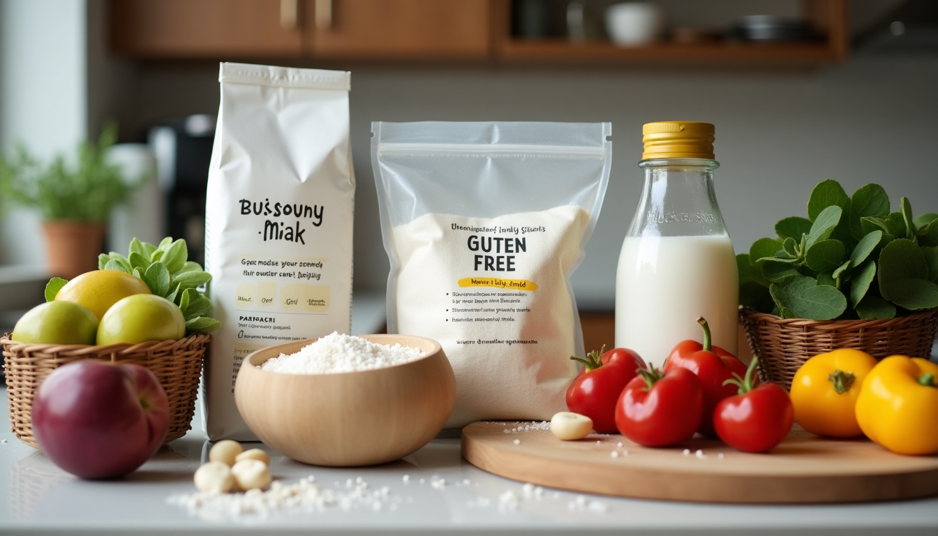 Allergy-friendly ingredients for meal preparation