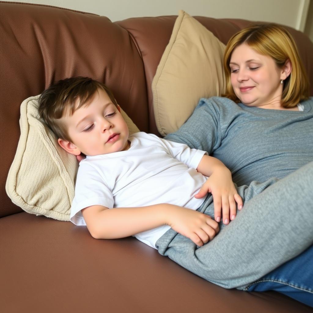 A child appears tired after an FPIES reaction