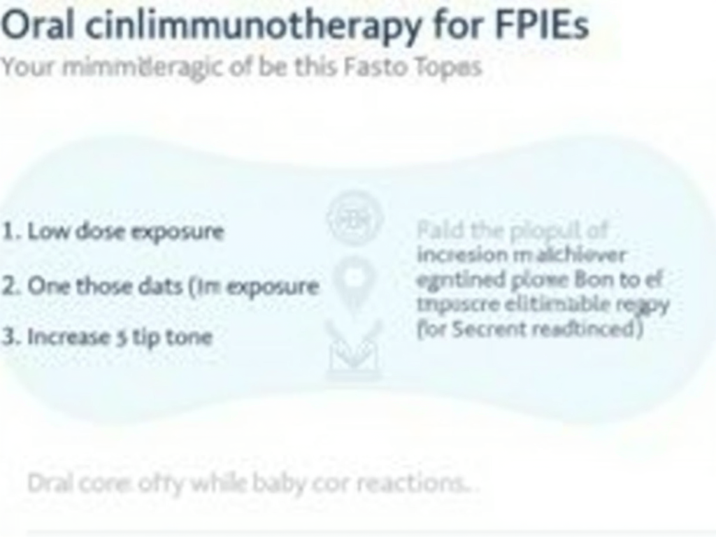 Oral immunotherapy process for FPIES