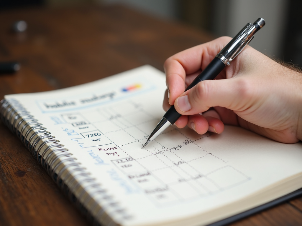 Tracking habits in a journal