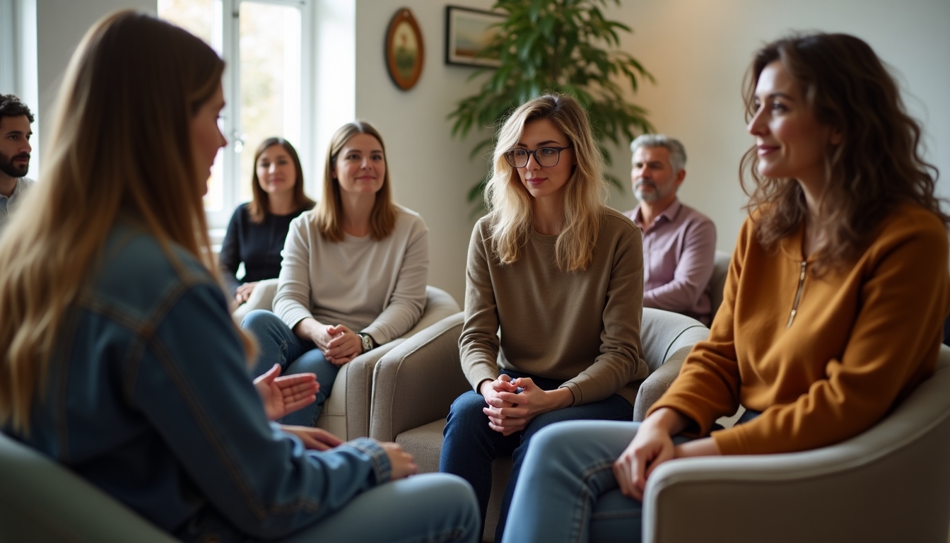 A behavioral therapy workshop for mental health recovery.