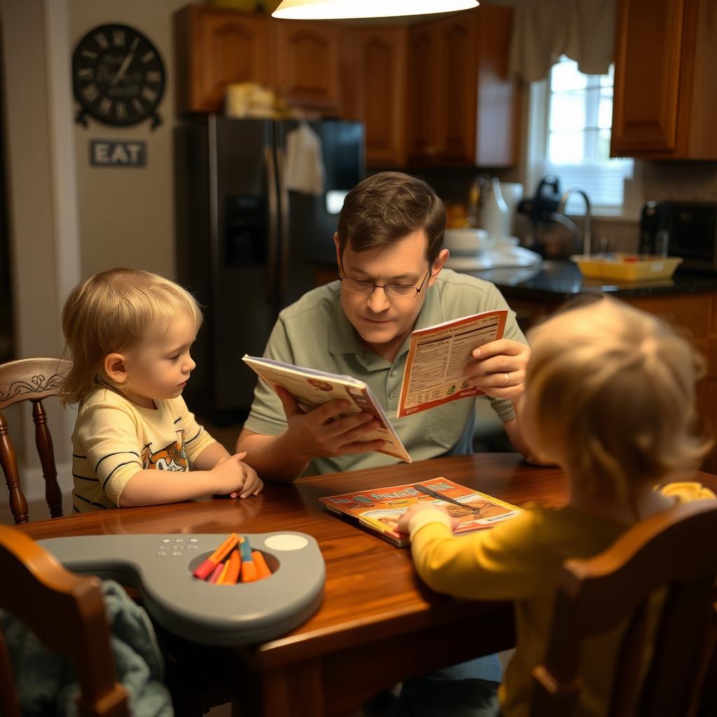 Parent reading food label to ensure safety for child with FPIES.