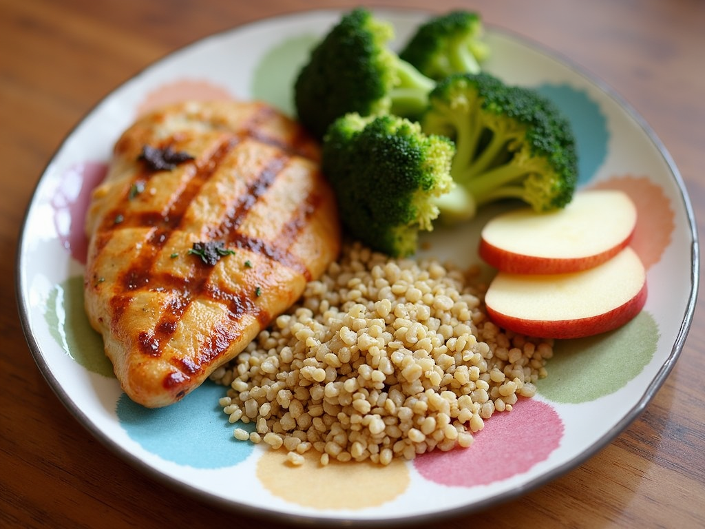 Balanced meal for active kids