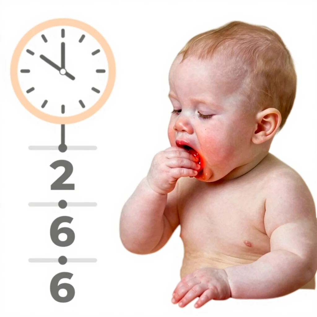 Timeline of symptoms during an acute FPIES reaction