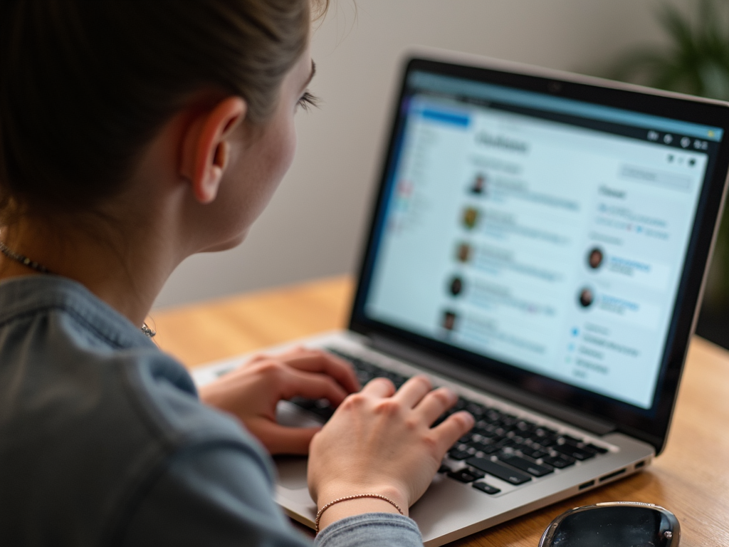 Person researching Chronic FPIES online