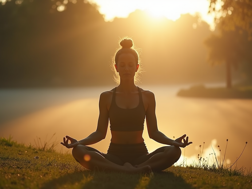 Stress reduction through mindful practices.