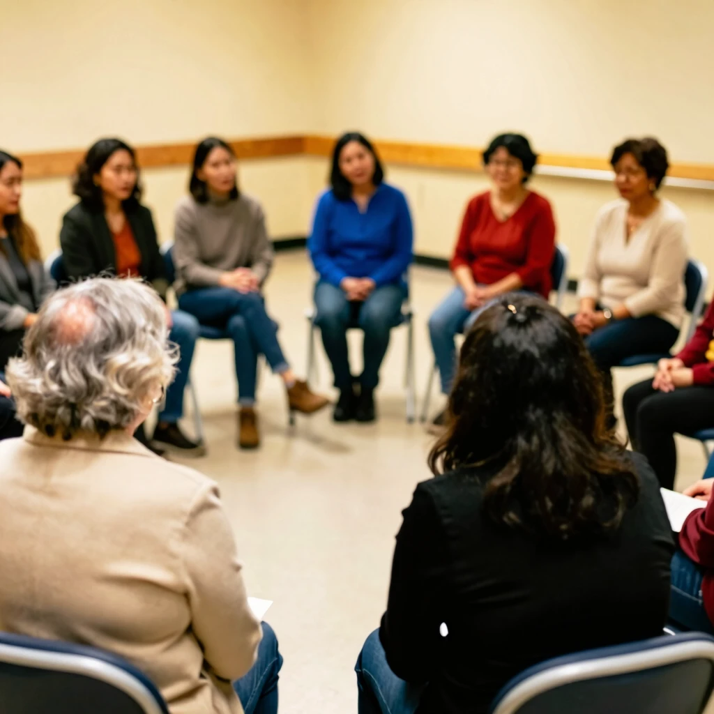 Community support group for health management