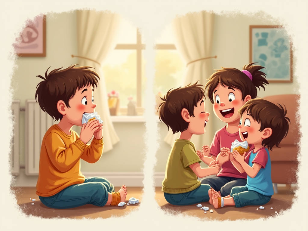Child’s life before and after allergy treatment