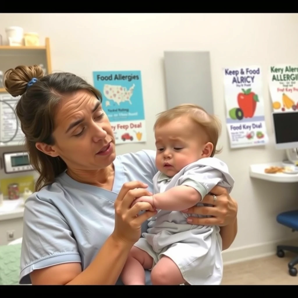 Parent comforting a child experiencing Chronic FPIES symptoms