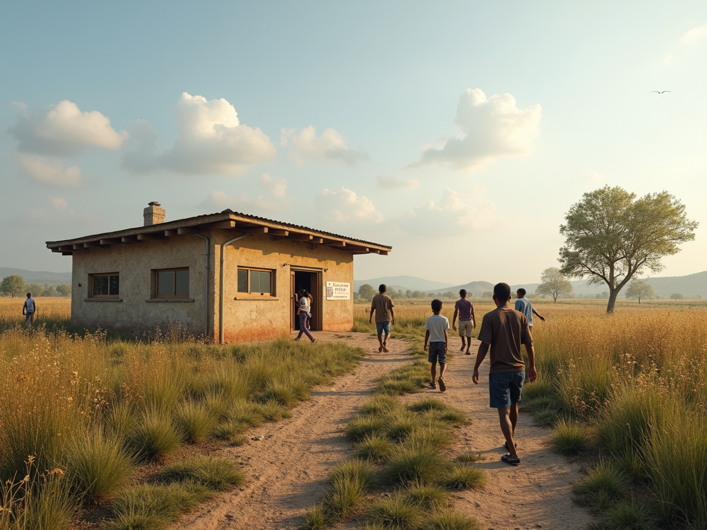 A community health center in a rural setting.