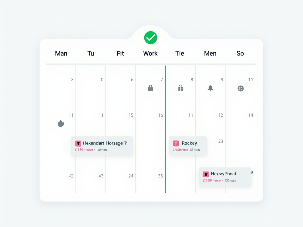 Flexible work schedule for managing health needs.