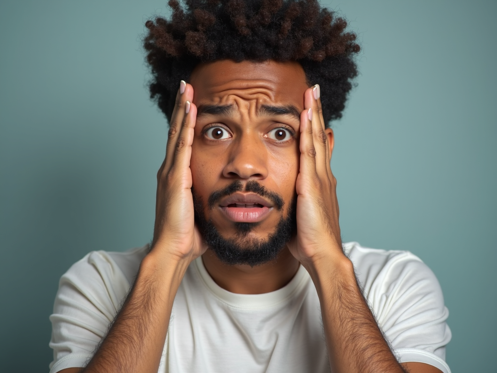 Person undergoing aversion therapy