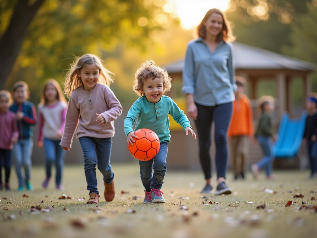 Child with FPIES playing at school