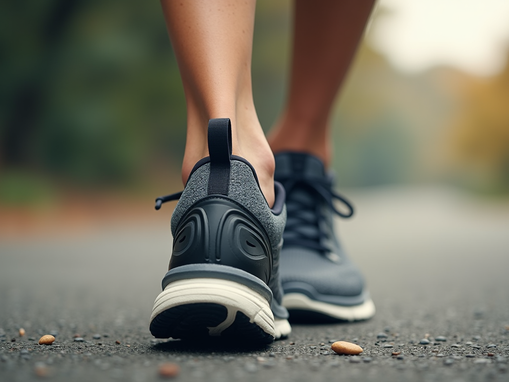 Running shoe with cushioning and good fit