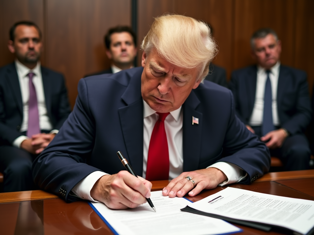 Official signing healthcare legislation