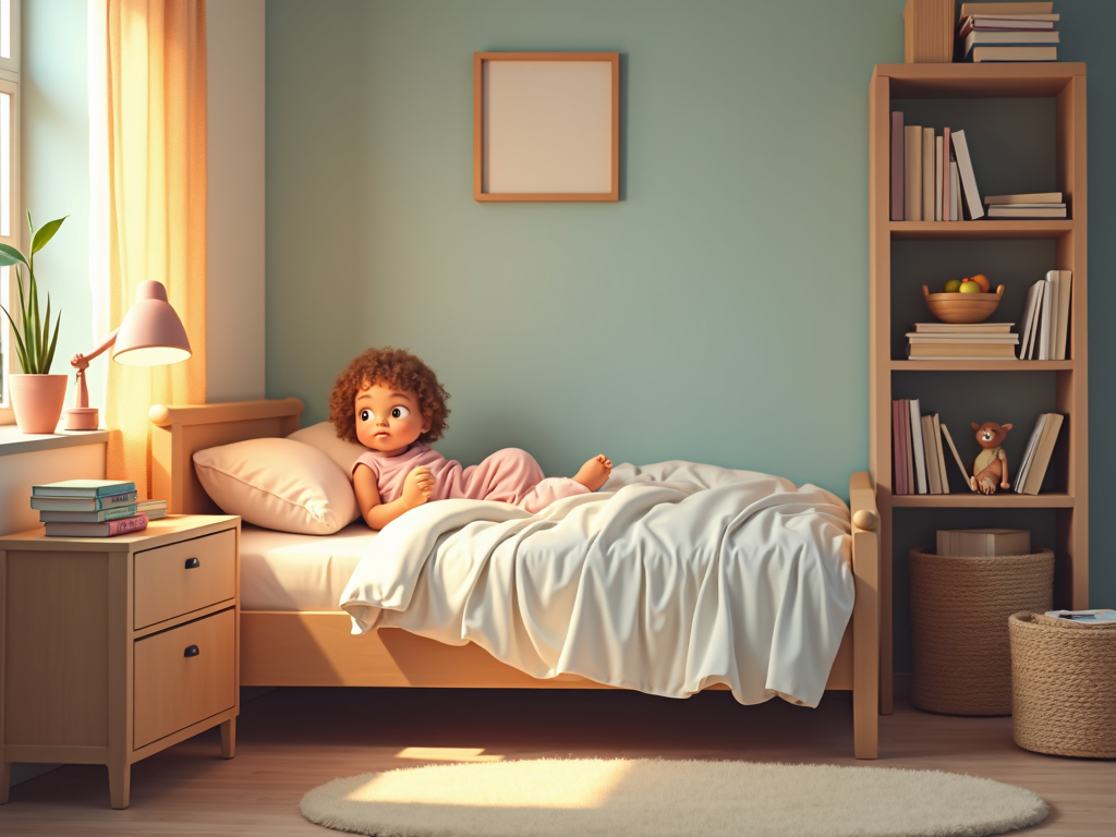 A sleep-friendly bedroom for a child